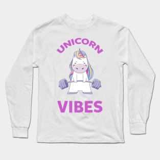 Strong Unicorn Gym Powerlifter Squat Long Sleeve T-Shirt